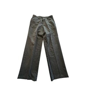 Dockers Pants Men's 32x30 Charcoal Individual‎ Fit Stretch Waist Chino EUC